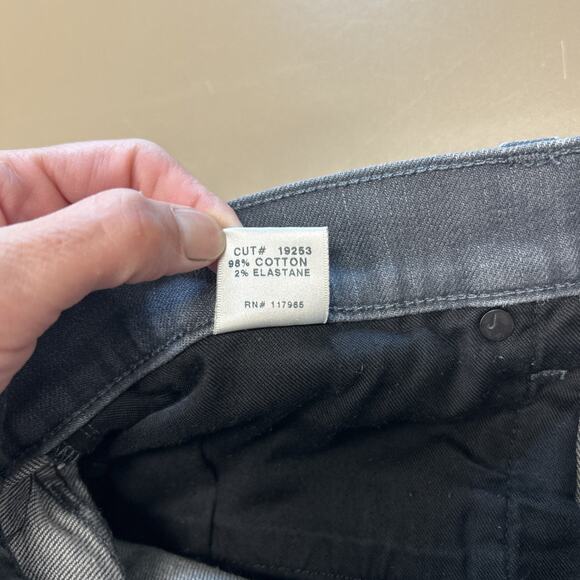 J Brand Jeans Mens sz 33 Slate Gray Tyler Stretch Slim Fit Straight 35 x 28 - Picture 8 of 8